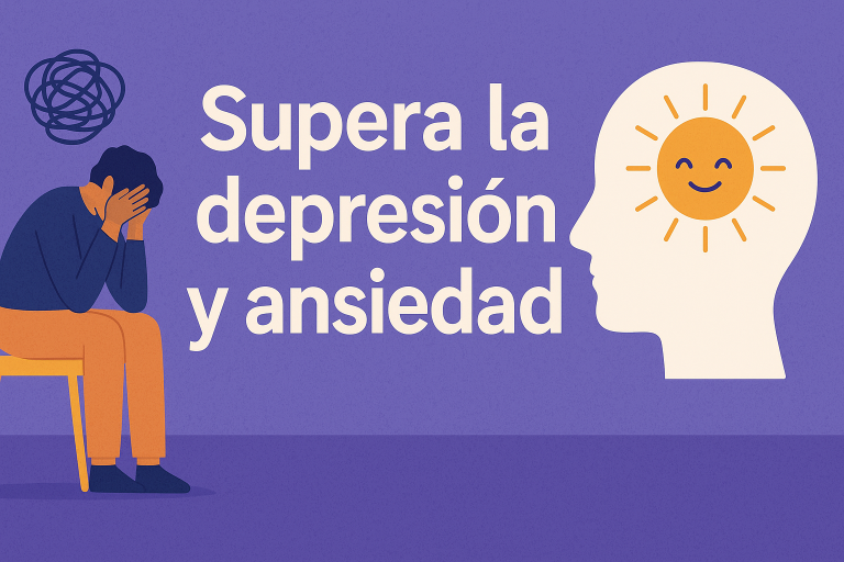 Supera la depresión y ansiedad
